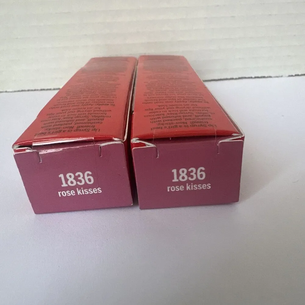 Lot Of (2) Hard Candy x Marilyn Monroe -SYRUP KISS Lip Stain #1836 Rose Kisses